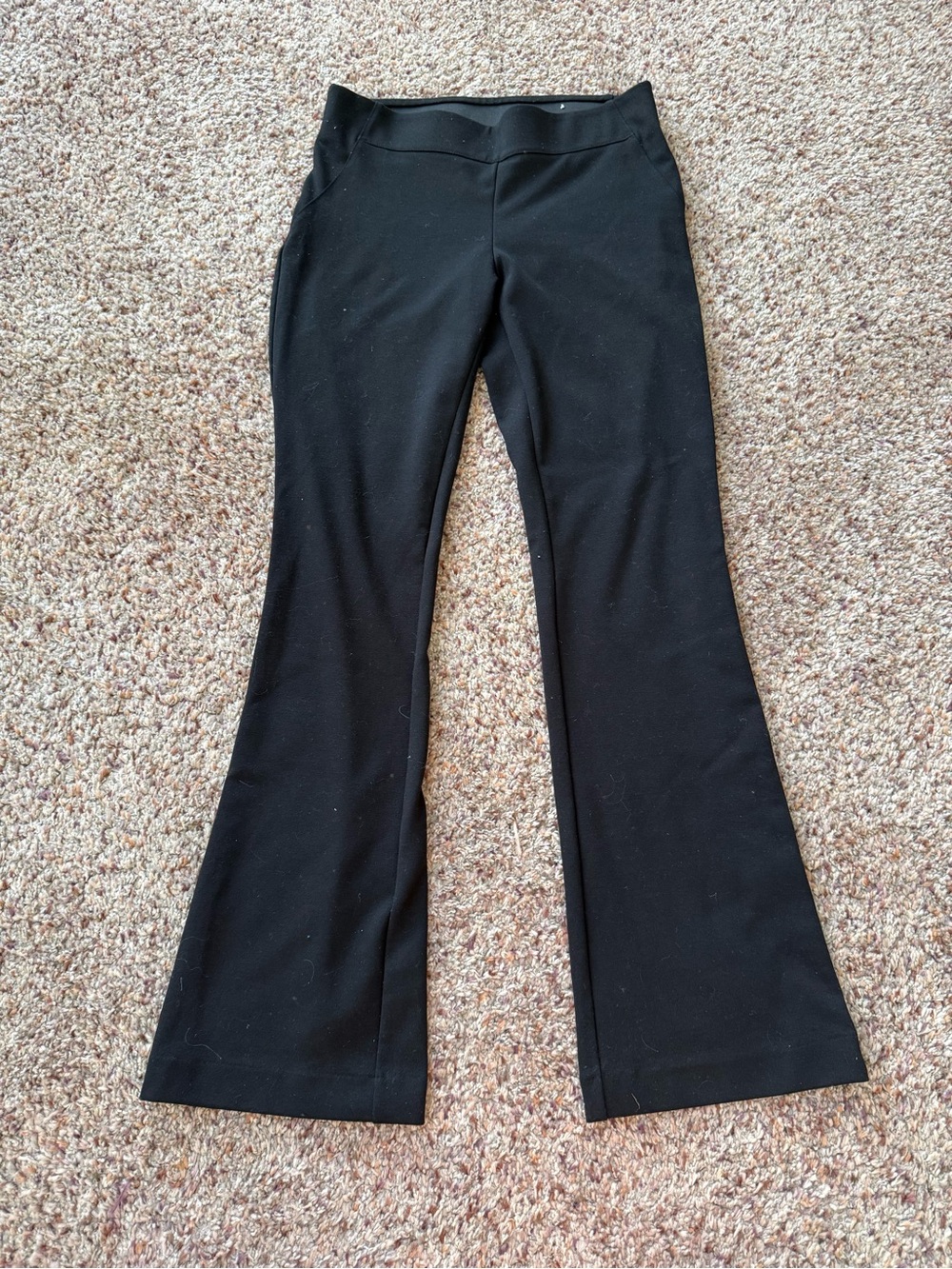 Vera Wang Black Boot Cut Dress Pants